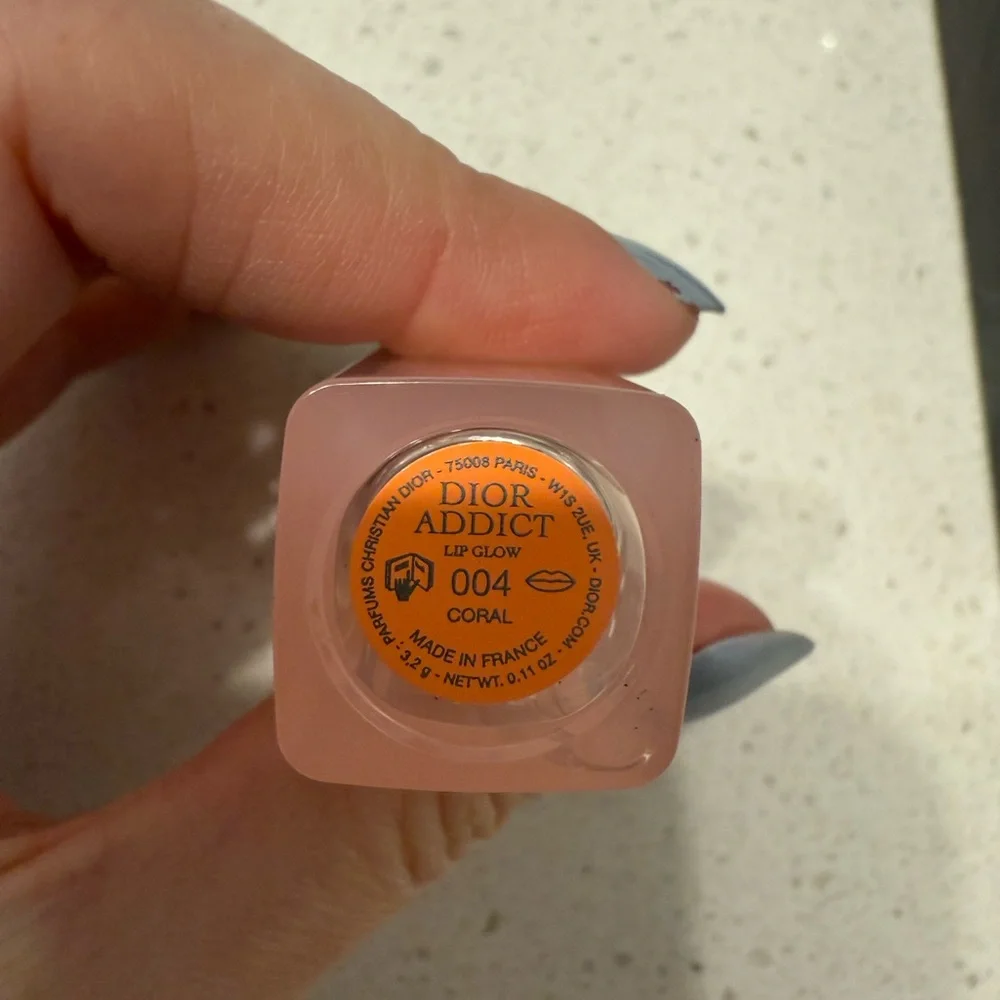BNW Dior Addict Lip Glow Balm, Color 004/Coral